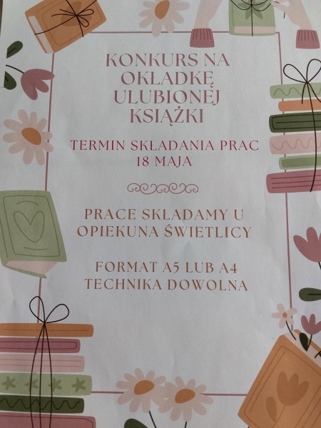  Konkurs na okładkę ulubionej książki rozstrzygnięty! 