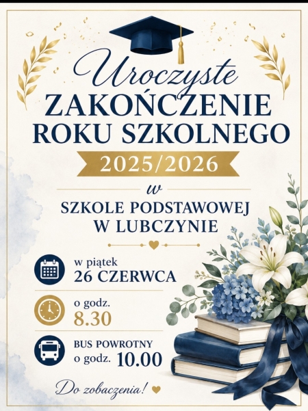 Zakończenie roku szkolnego 2025/2026